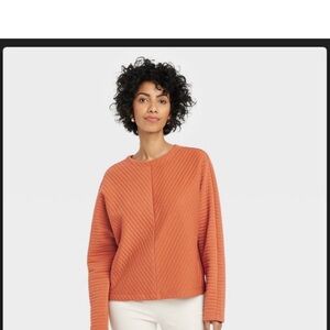 a new day Women's Orange/Rust Sweater